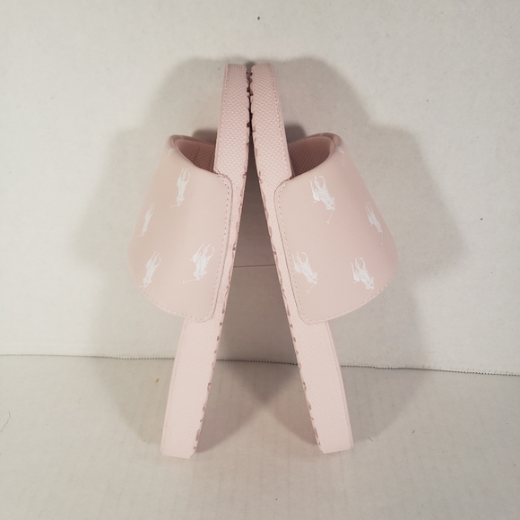 NWT Girl's Ralph Lauren Polo Ganslet Sliders - Picture 6 of 11